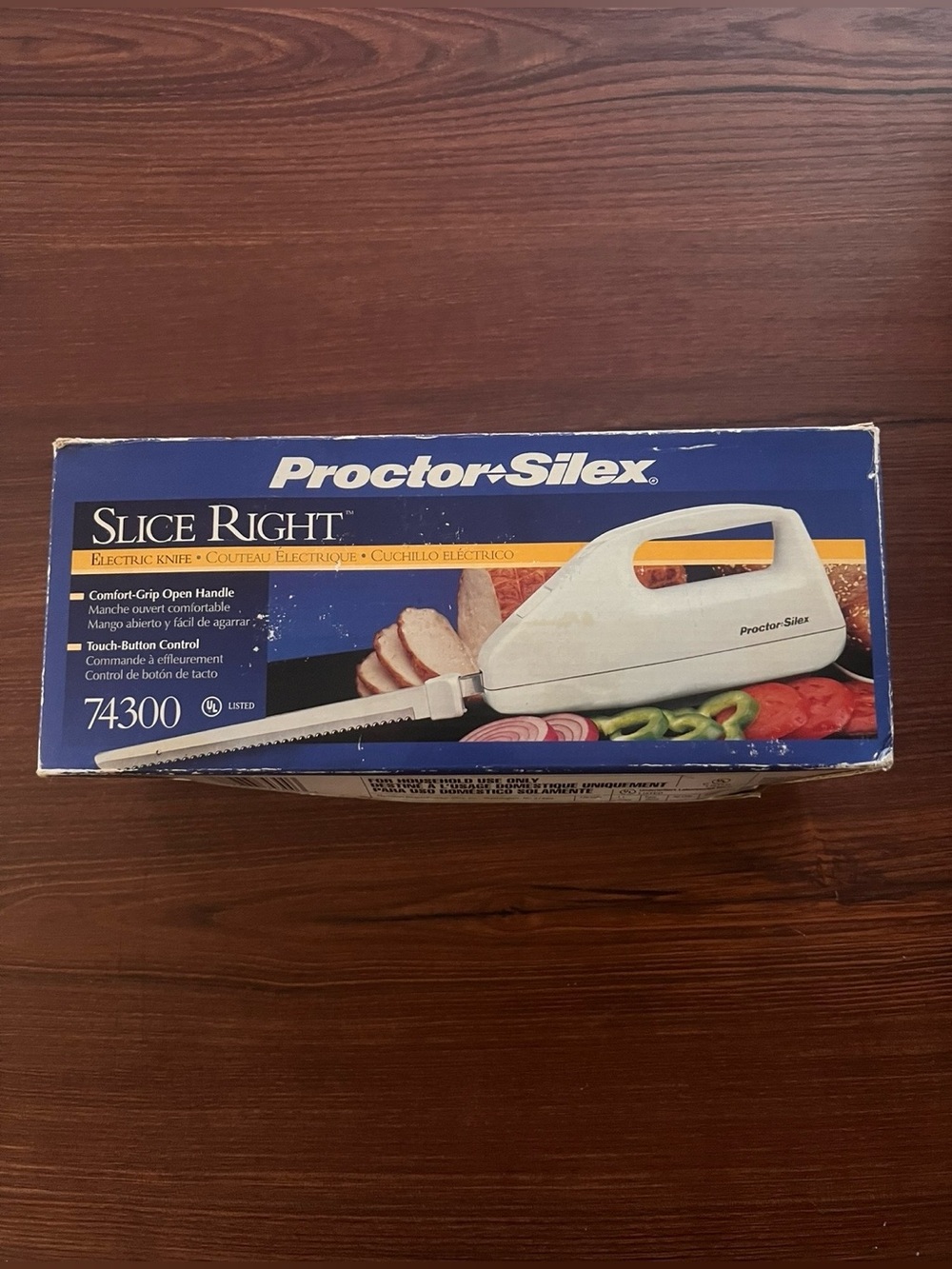Boxed Proctor Silex Slice Right Electric Knife